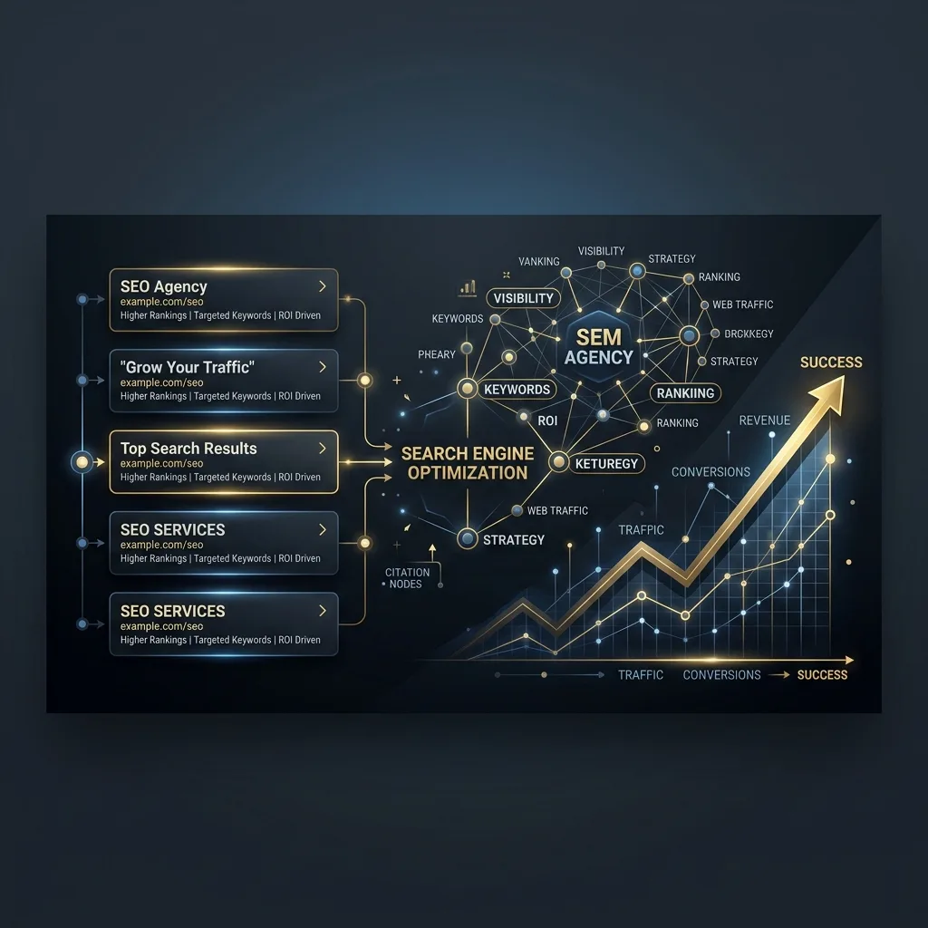 SEO & Search Engine Optimization: Get Found by High-Intent Buyers Today Banner